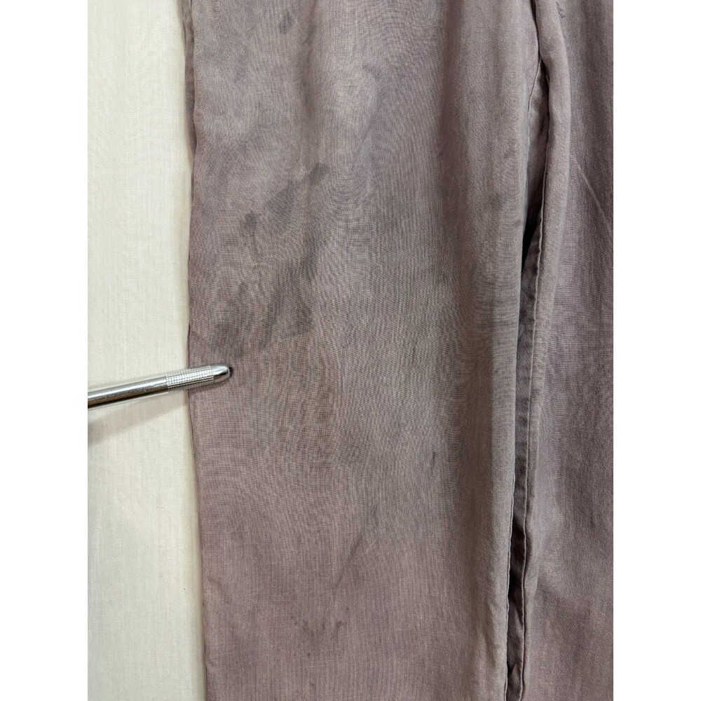 Cloth & Stone XS Wrap-Top Sleeveless Tencel Lyocell Jumpsuit Lavender Drawstring - Picture 5 of 14